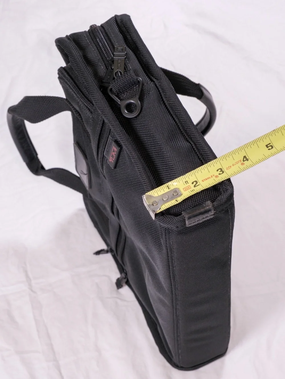 Tumi Alpha Ballistic Nylon Small Slim Laptop Briefcase